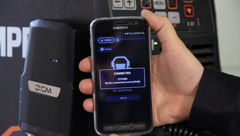 Connecting DCM to Welding Equipment