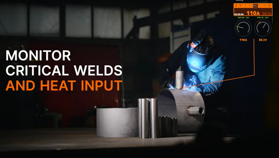 Manage heat input with WeldEye